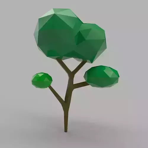 Low poly tree