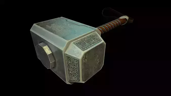 Thor Hammer  LOW POLY