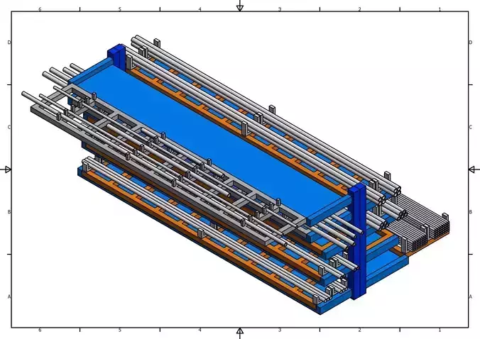 Rack for the factory