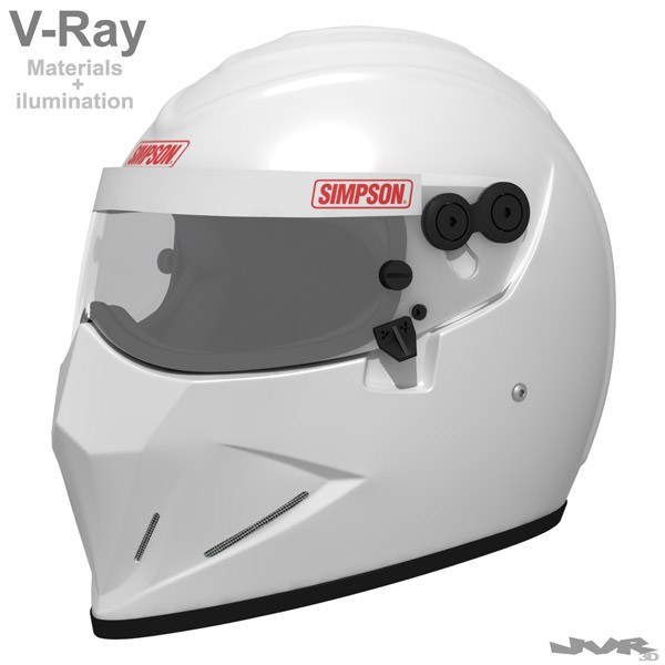 Simpson Diamondback - Stig Helmet 3D model_15