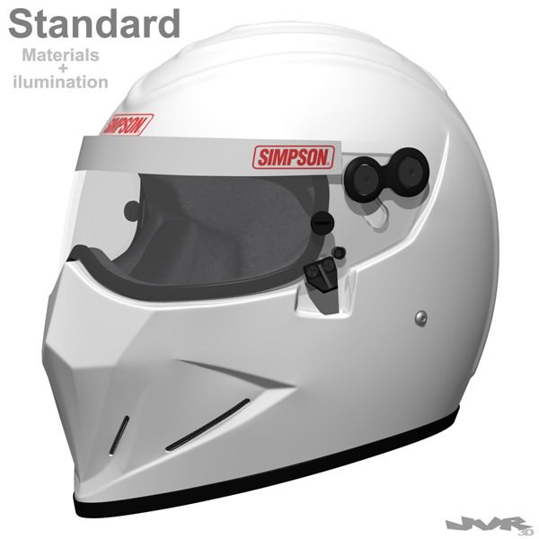 Simpson Diamondback - Stig Helmet 3D model_13