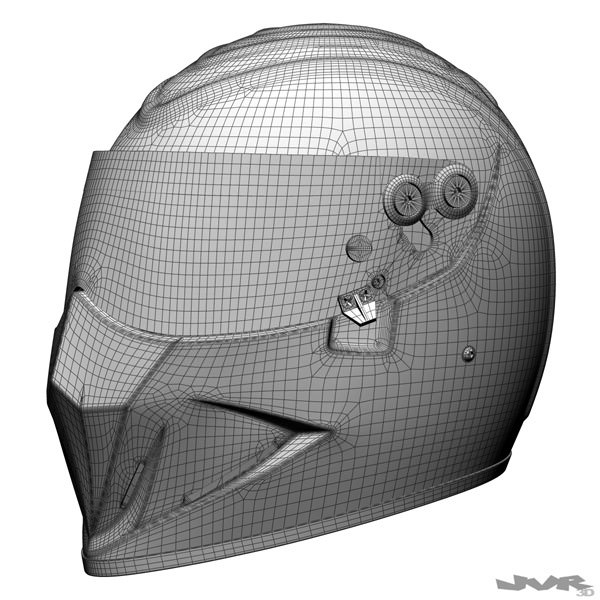 Simpson Diamondback - Stig Helmet 3D model_10