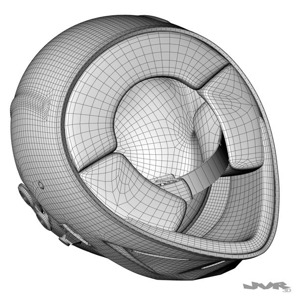 Simpson Diamondback - Stig Helmet 3D model_7