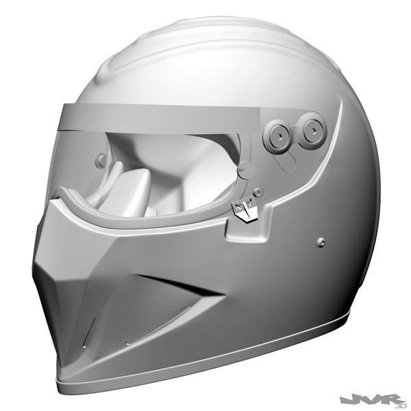 Simpson Diamondback - Stig Helmet 3D model_9