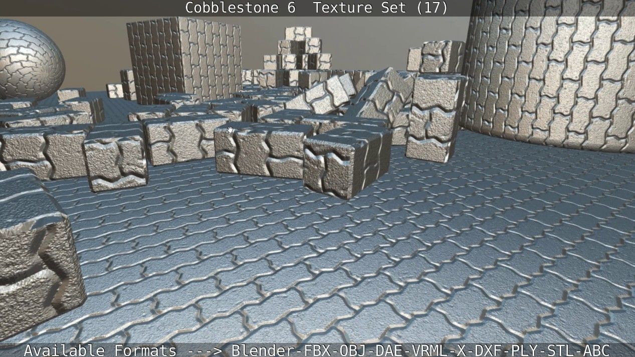 Cobblestone 6 - Texture Set 17 Texture_68