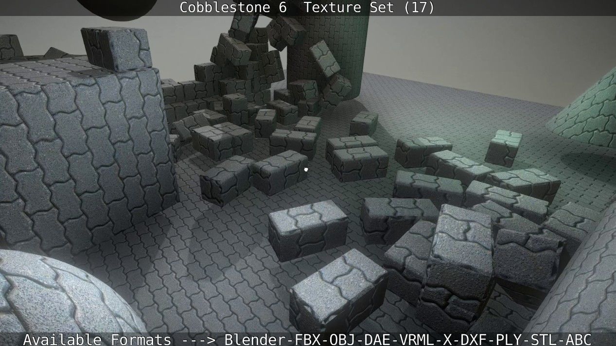 Cobblestone 6 - Texture Set 17 Texture_15