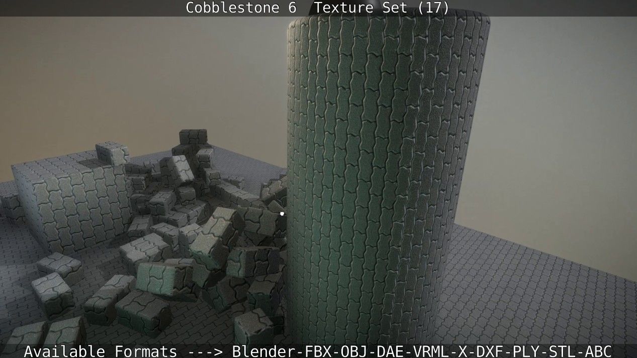 Cobblestone 6 - Texture Set 17 Texture_18