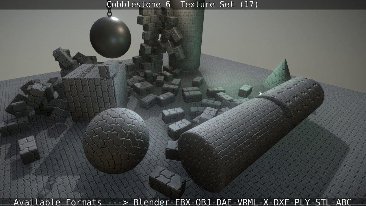 Cobblestone 6 - Texture Set 17 Texture_13