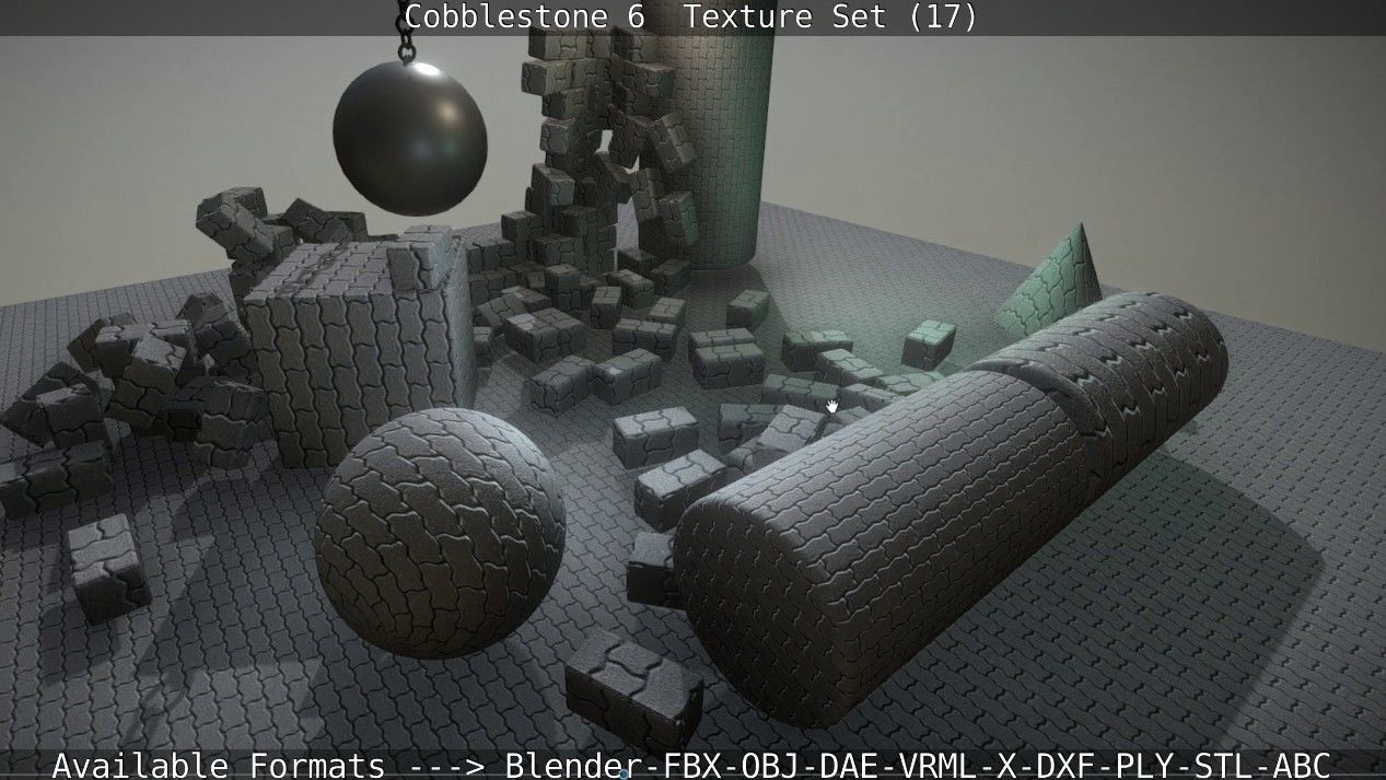 Cobblestone 6 - Texture Set 17 Texture_14