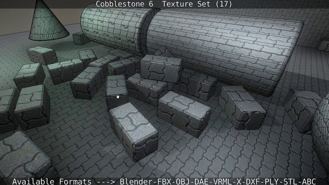 Cobblestone 6 - Texture Set 17 Texture_93