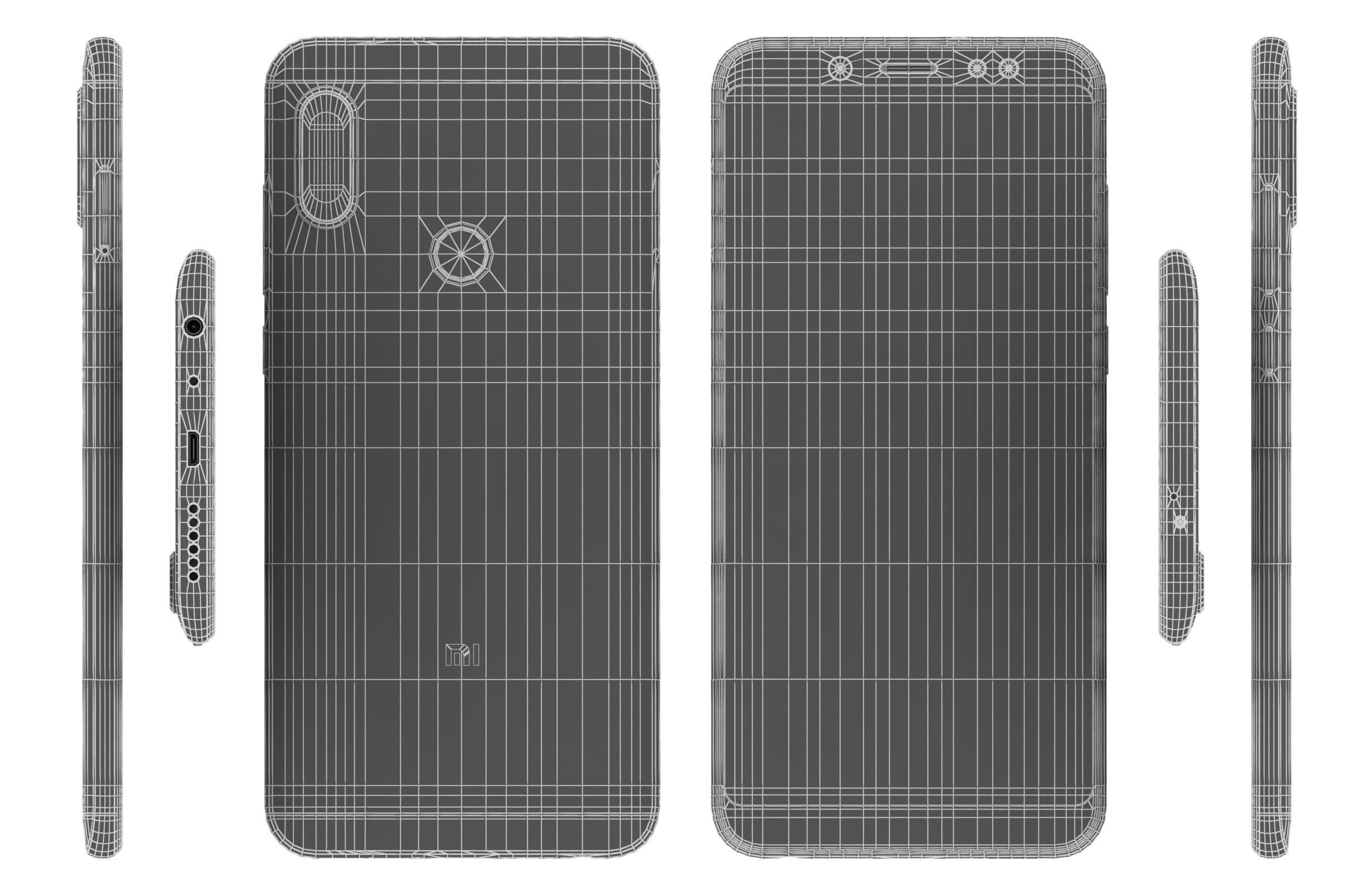 Xiaomi Redmi Note 5 Rose Gold 3D model_10