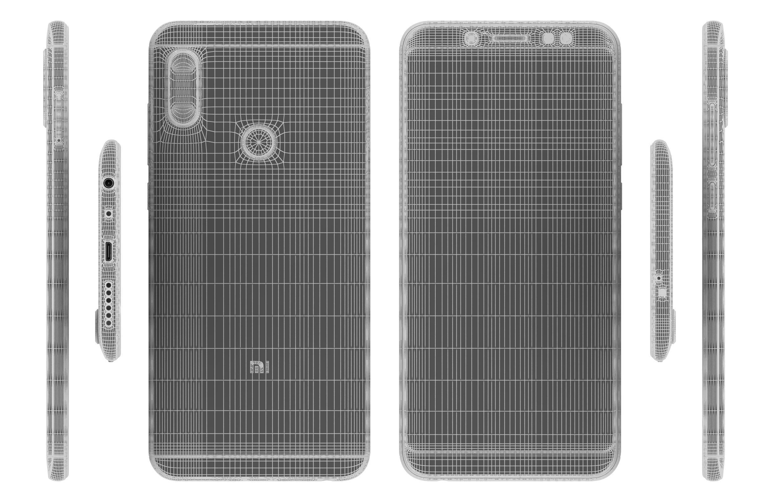 Xiaomi Redmi Note 5 All Colors 3D model_42