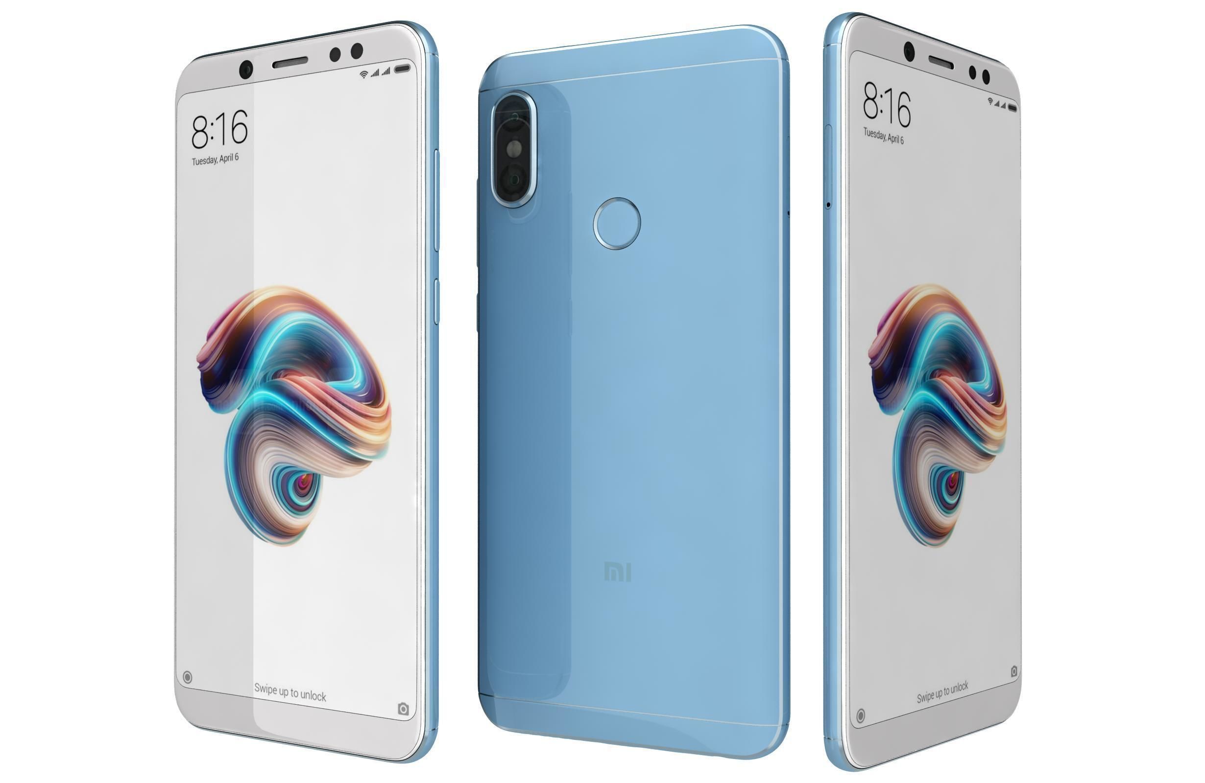 Xiaomi Redmi Note 5 All Colors 3D model_2