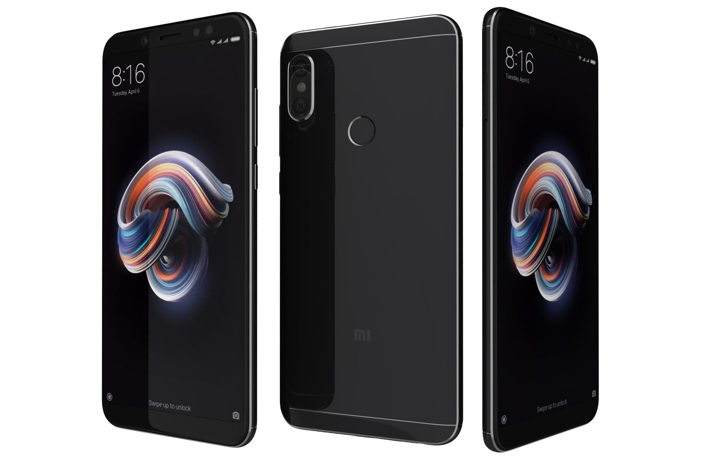 Xiaomi Redmi Note 5 All Colors 3D model_4