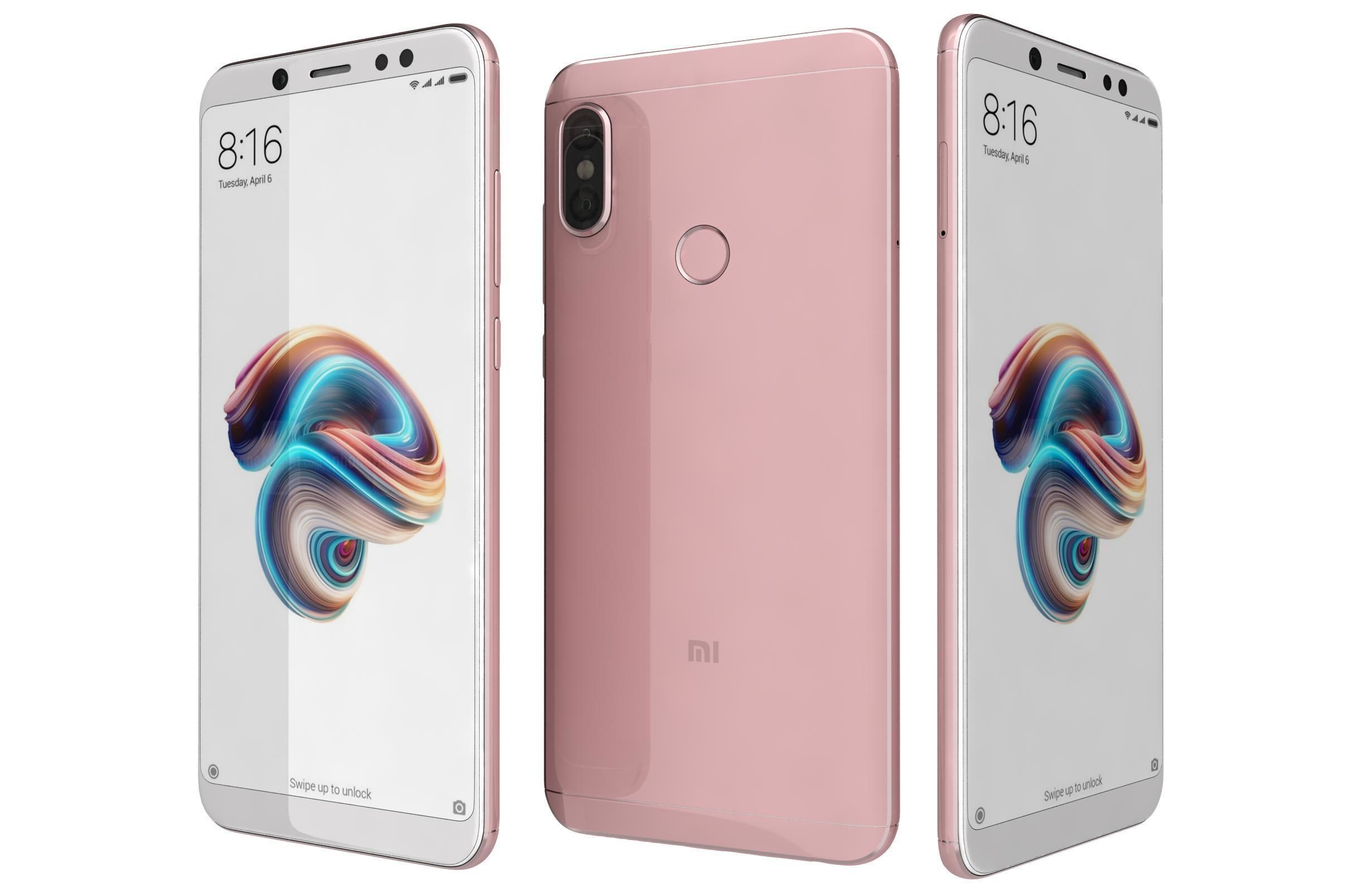 Xiaomi Redmi Note 5 All Colors 3D model_3