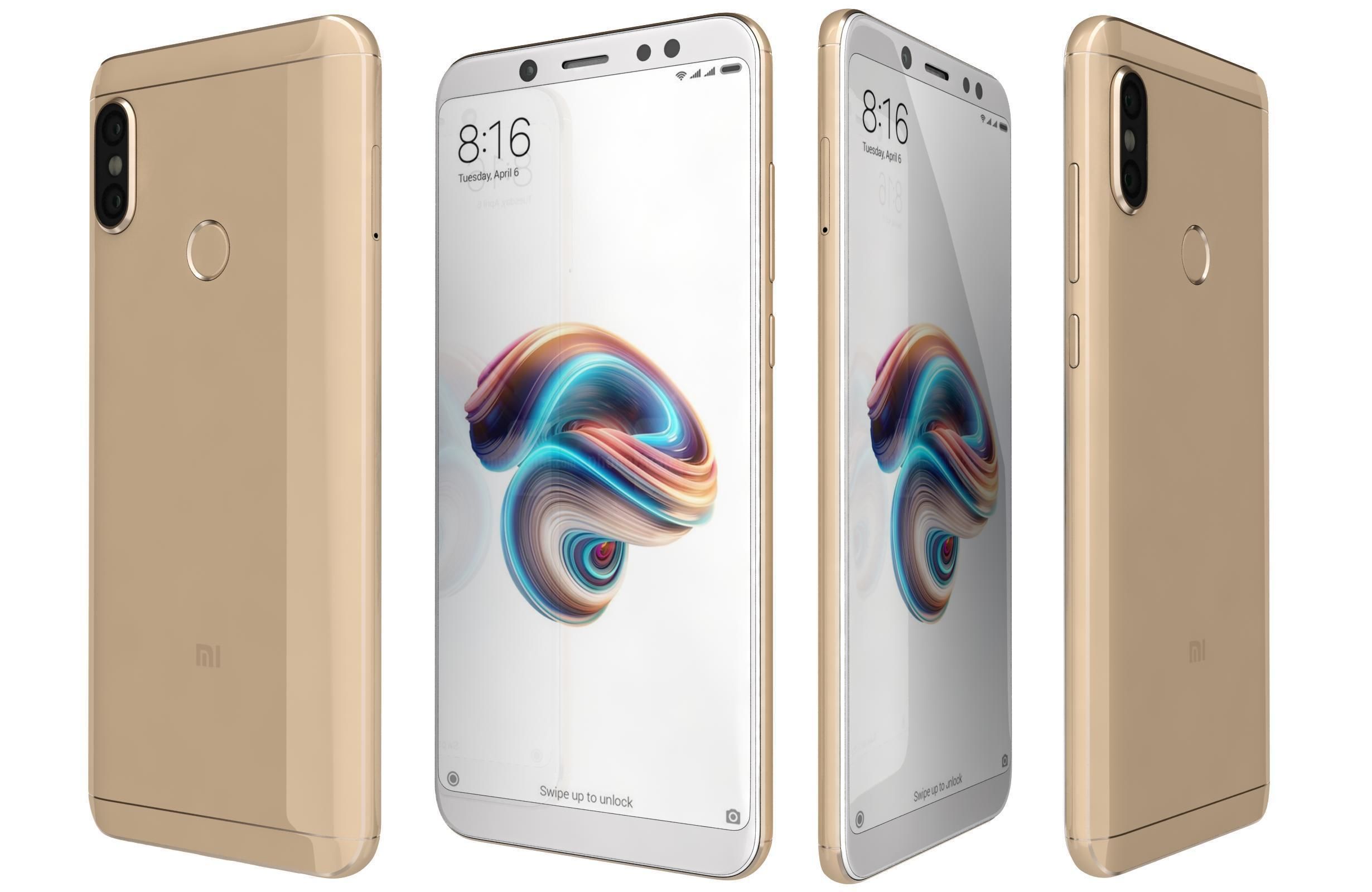 Xiaomi Redmi Note 5 All Colors 3D model_7