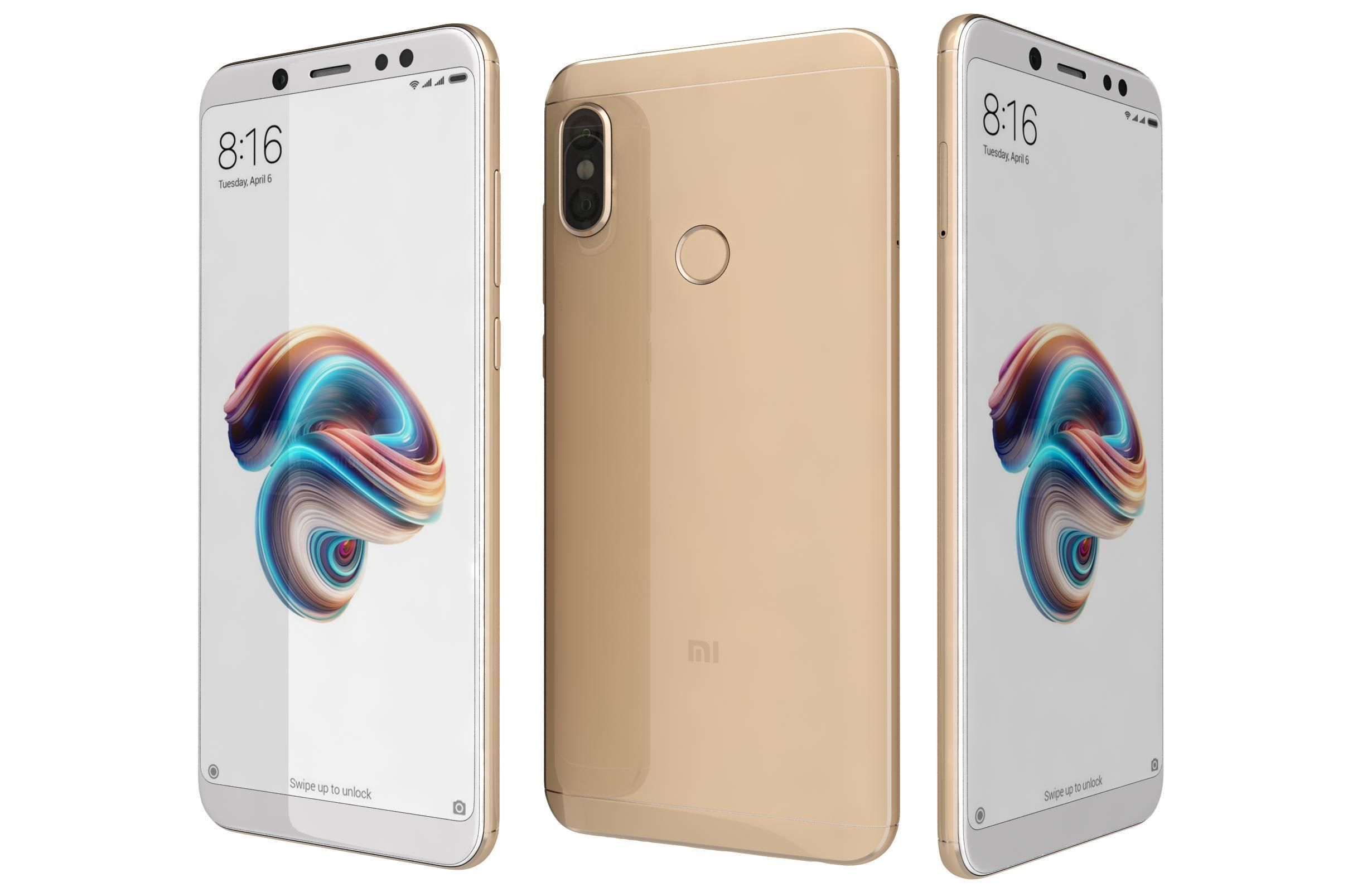 Xiaomi Redmi Note 5 All Colors 3D model_1