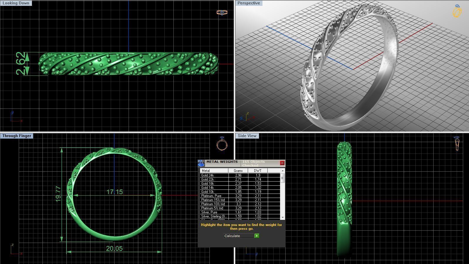 Cordoba Wedding Ring 02 3D print model_1