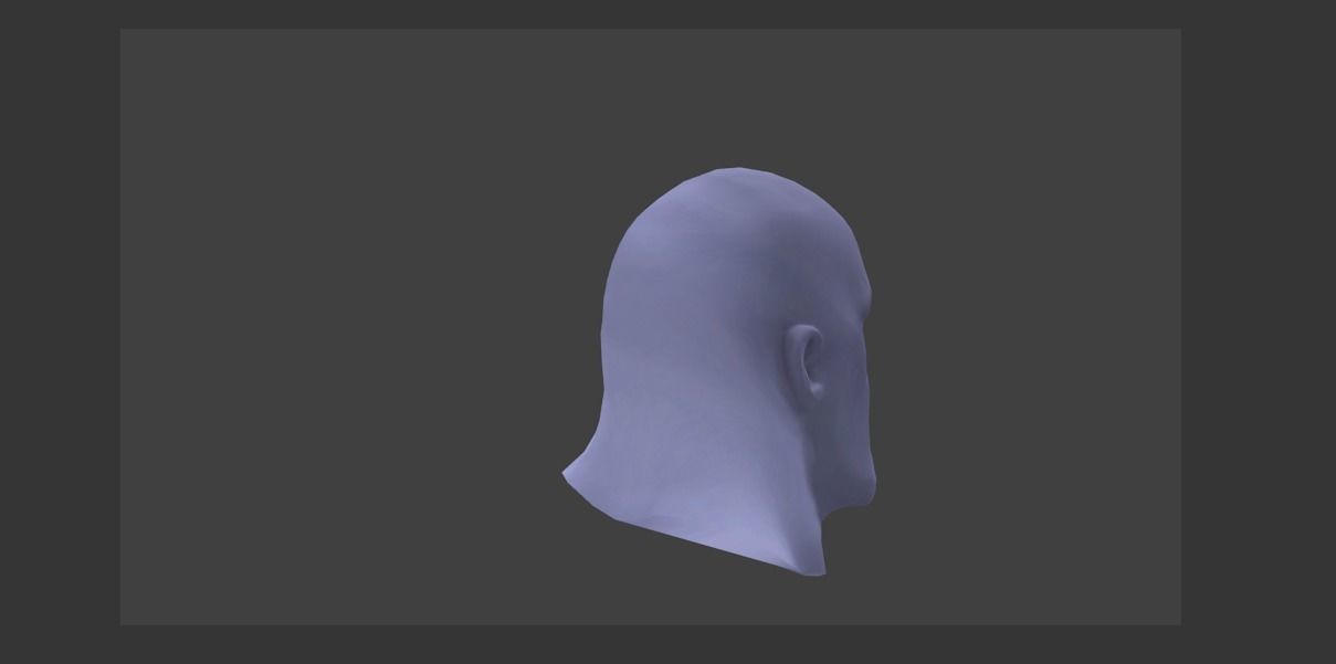 Thanos Bust Low-poly 3D model_4
