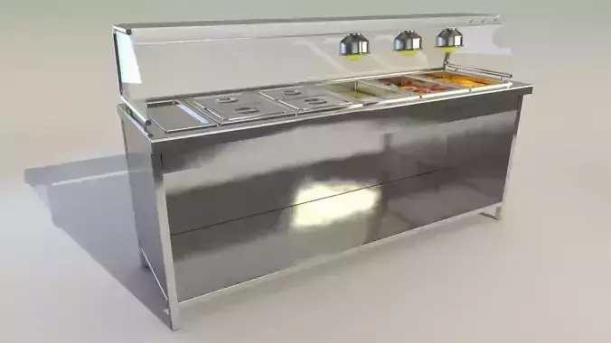 Stainless Steel Hot Table
