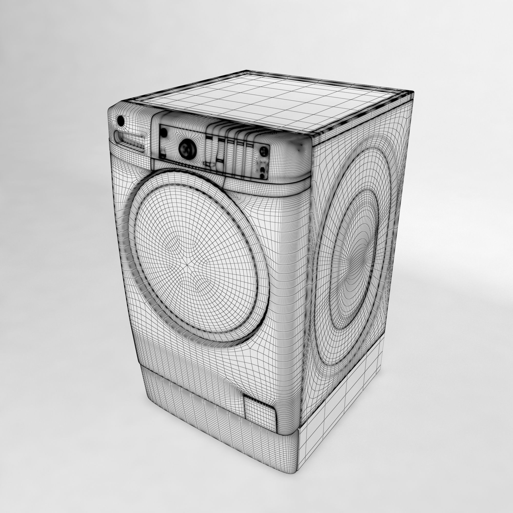 WasherGE washing machine 3D model_7