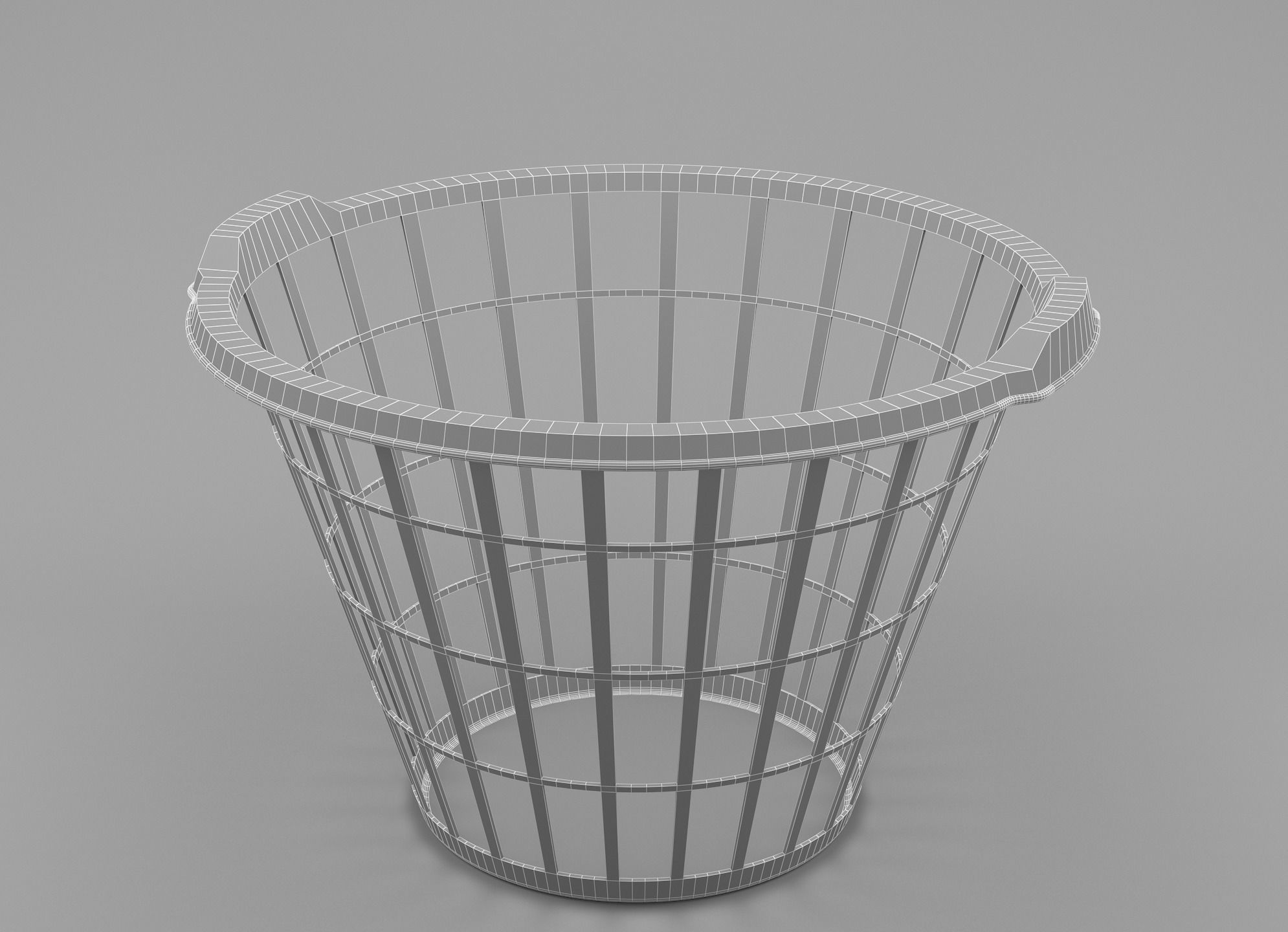 Laundry Basket 3D model_1