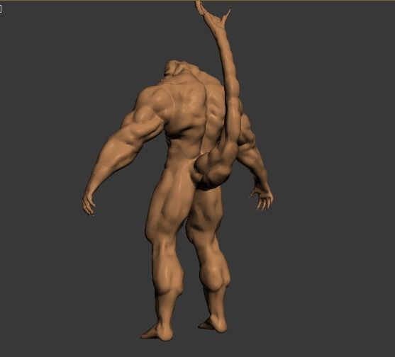 scorpion demon 3D print model_3