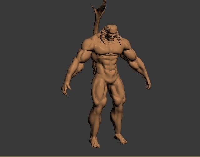 scorpion demon 3D print model_1