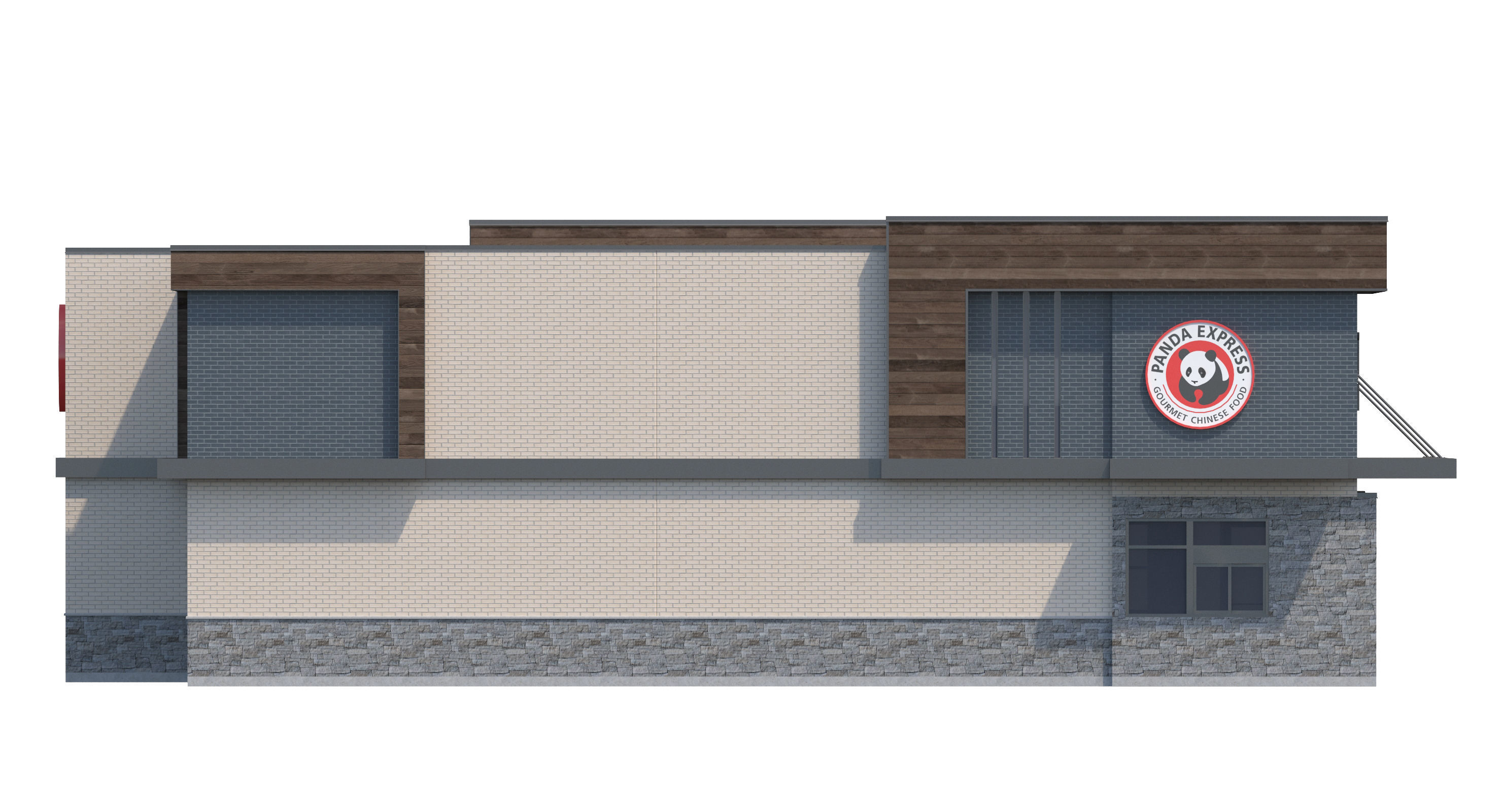 Retail-033 Panda Express 3D model_9