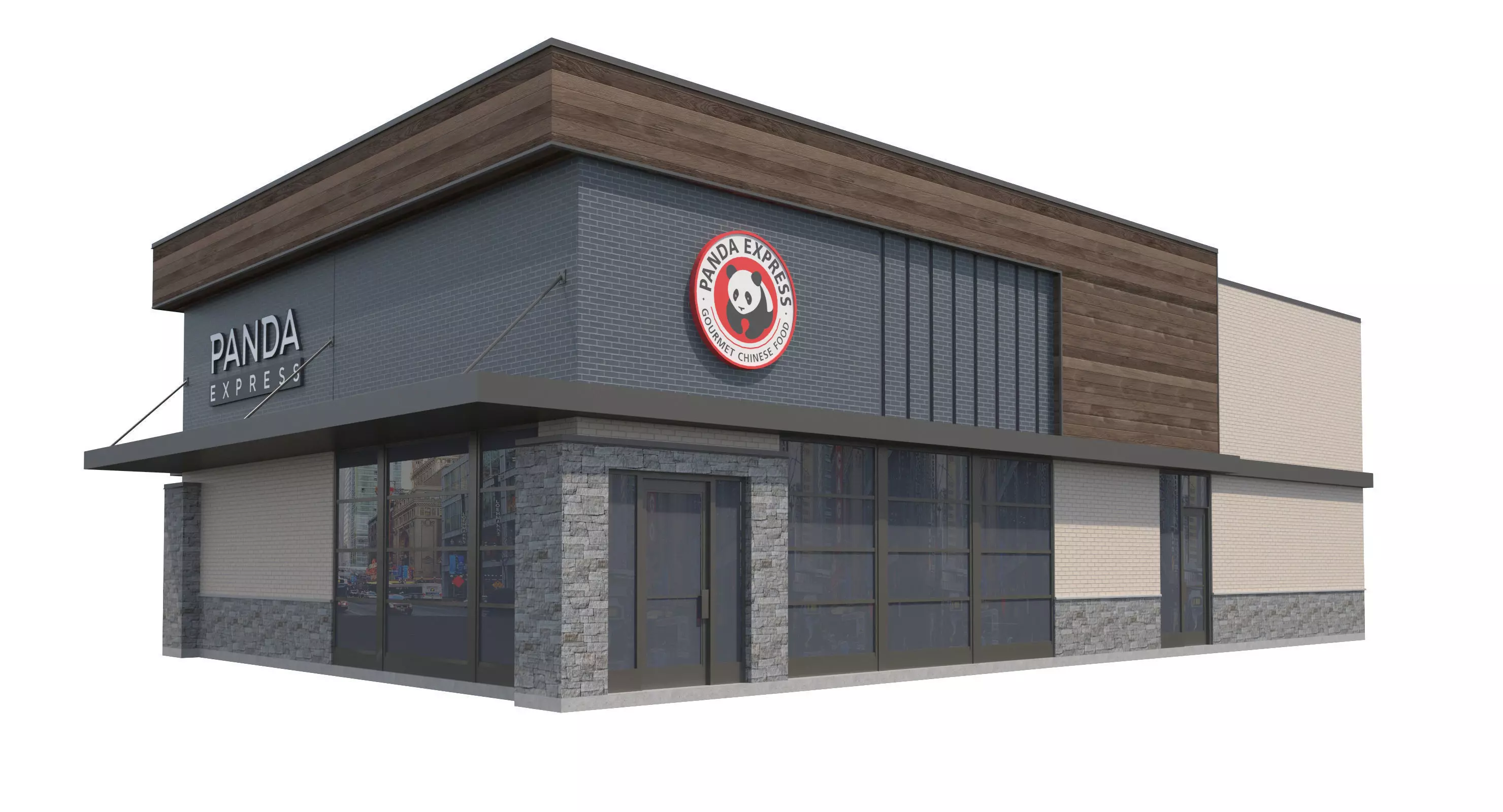 Retail-033 Panda Express 3D model_0