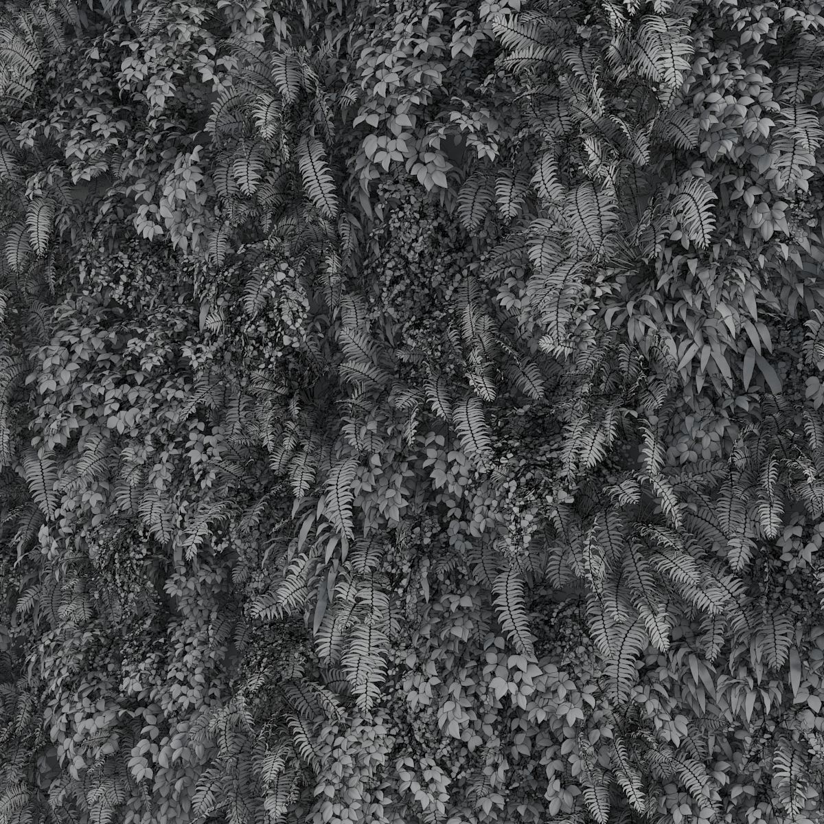 Green Wall 1 3D model_4