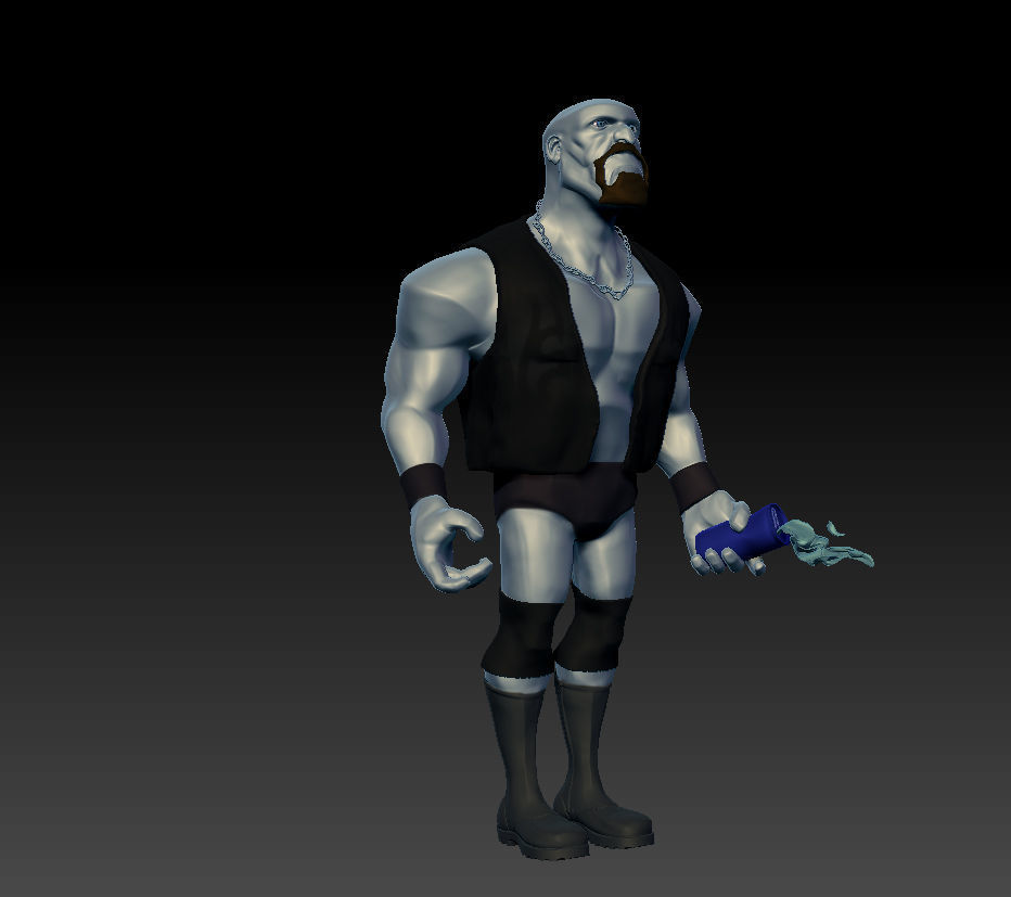 WWE Cartoon 3D print model_1