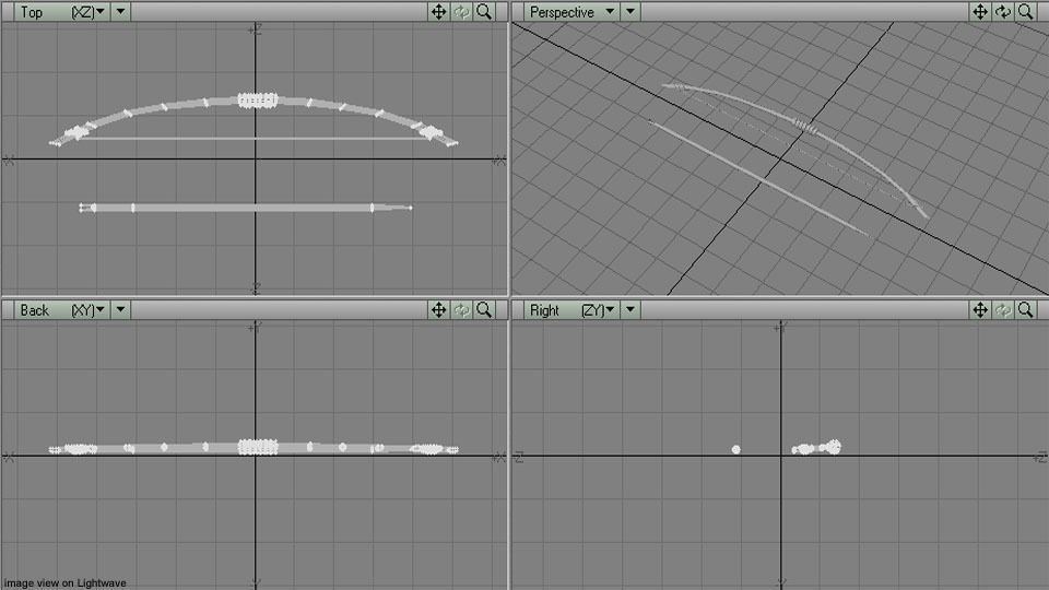 Bow and Arrow - Longbow 3D model_5