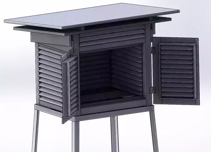 Stevenson screen for weather station