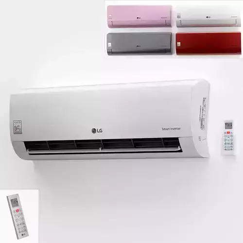 Inverter split system 3D model