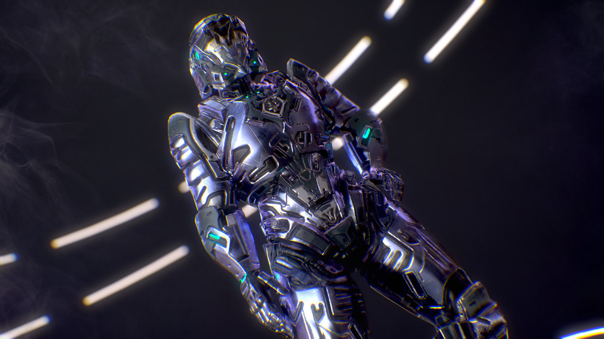 Sci-Fi Armor 1 Low-poly 3D model_20