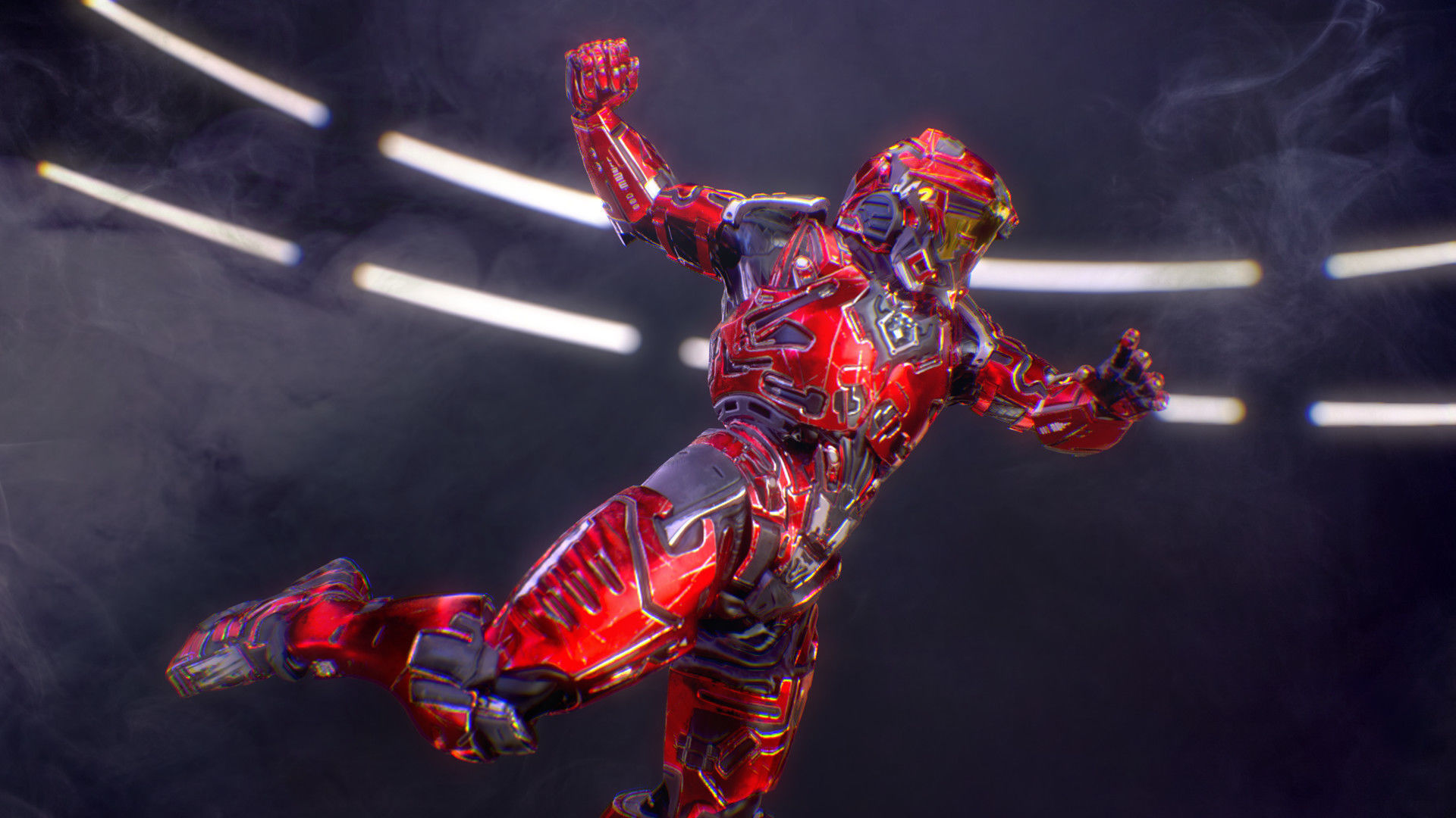 Sci-Fi Armor 1 Low-poly 3D model_10