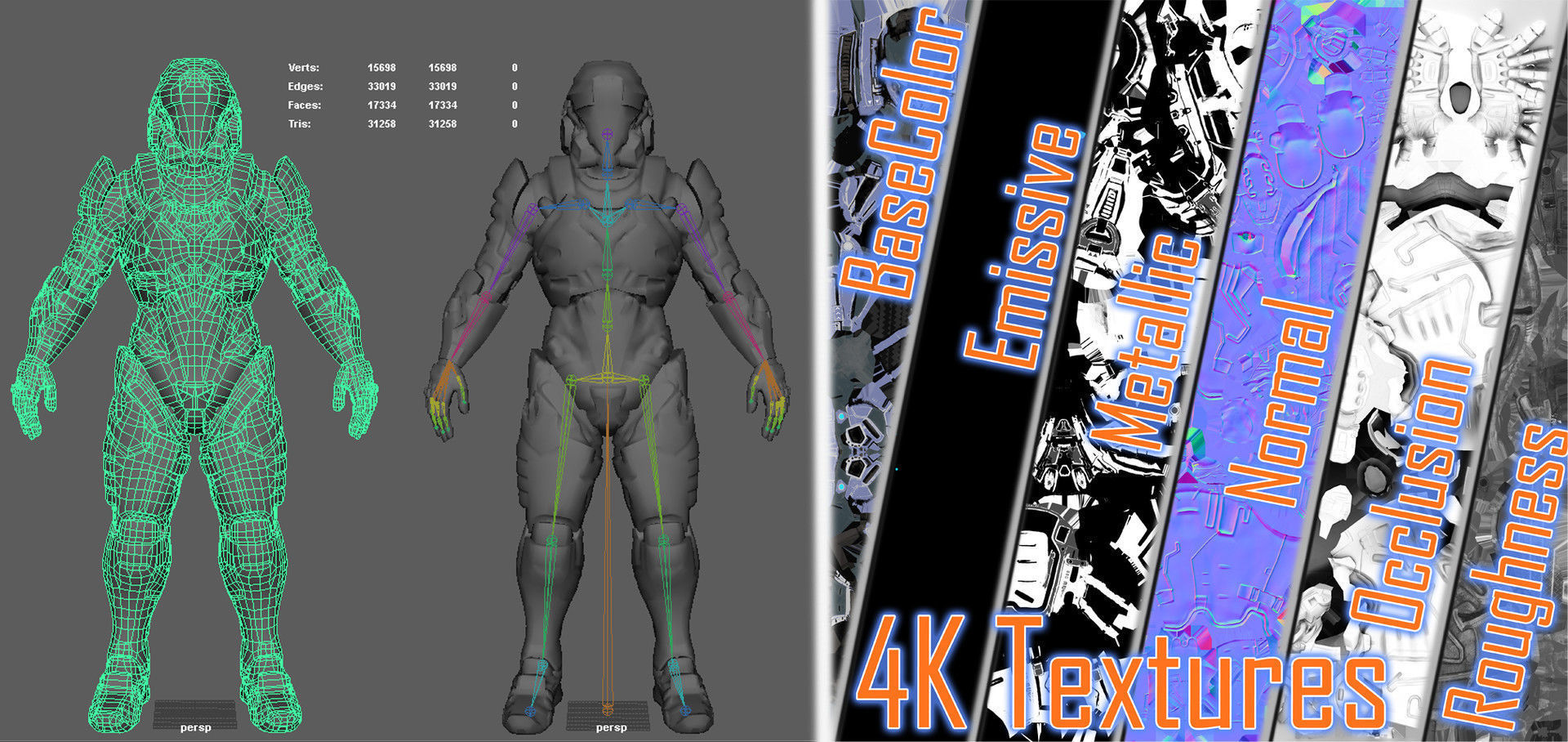 Sci-Fi Armor 1 Low-poly 3D model_15