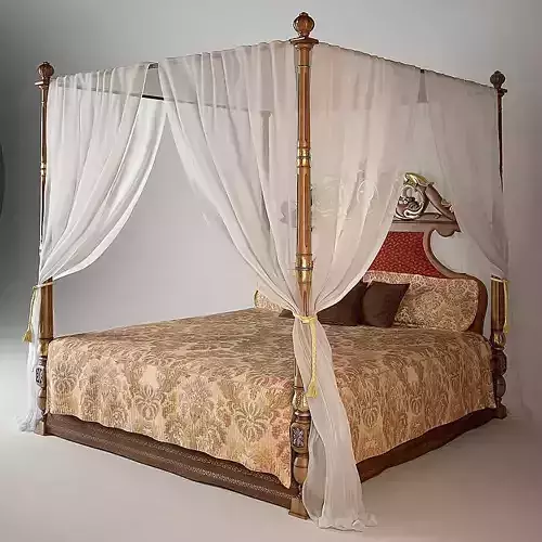 Francesco Molon Bed Tuscany 3D model