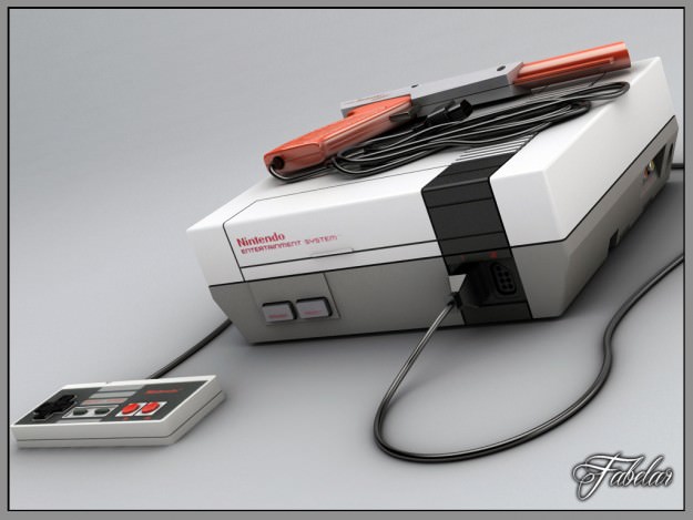 NES complete pack 3D model_1