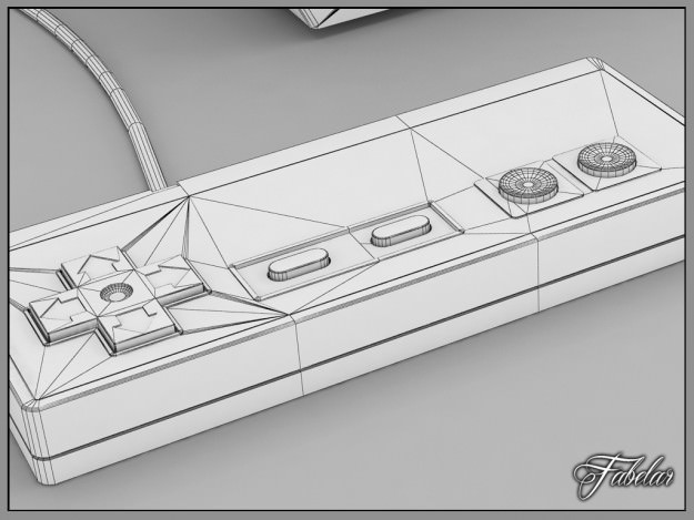 NES complete pack 3D model_10