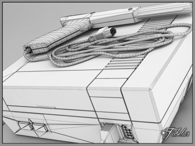 NES complete pack 3D model_9