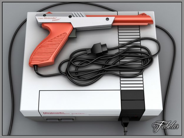 NES complete pack 3D model_2