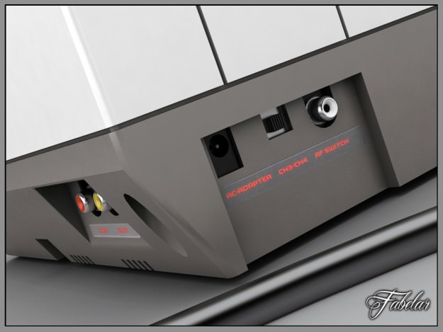 NES complete pack 3D model_7