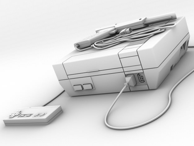 NES complete pack 3D model_13