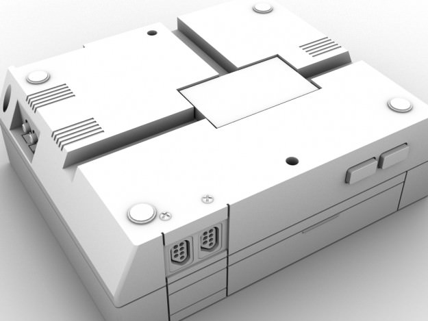 NES complete pack 3D model_18