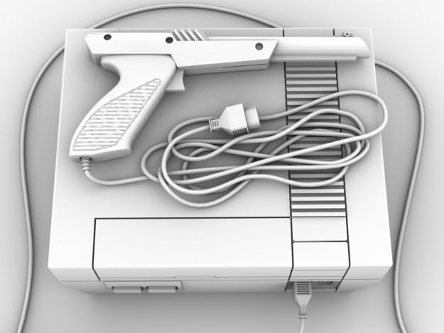 NES complete pack 3D model_14