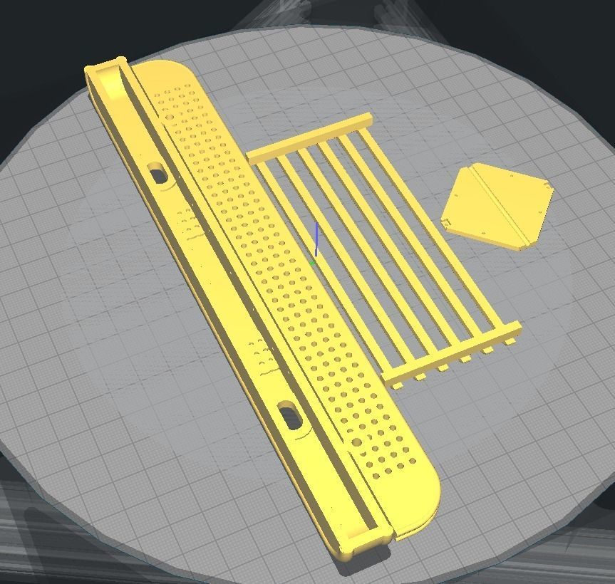 RC truck body delivery 1 10 scale 3D print model_11