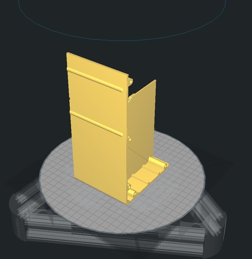 RC truck body delivery 1 10 scale 3D print model_9