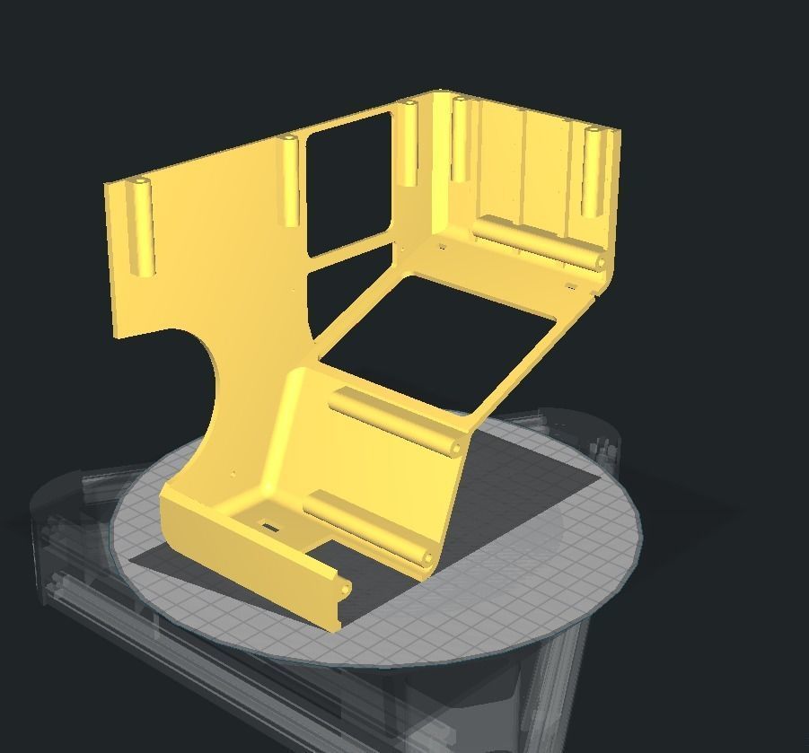 RC truck body delivery 1 10 scale 3D print model_7